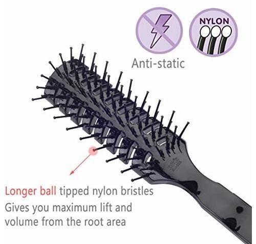 Cepillo De Pelo Ventilado Para Hombre Para Secar El Cabello,