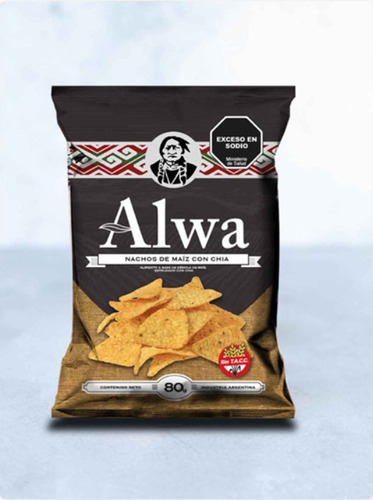 Nachos Con Chía 100% Naturales Alwa 80gr X1u | Sin Tacc