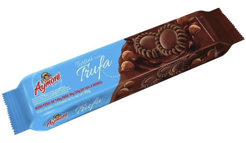 Biscoito Tortini Sabor Trufa Aymoré Original - 90g