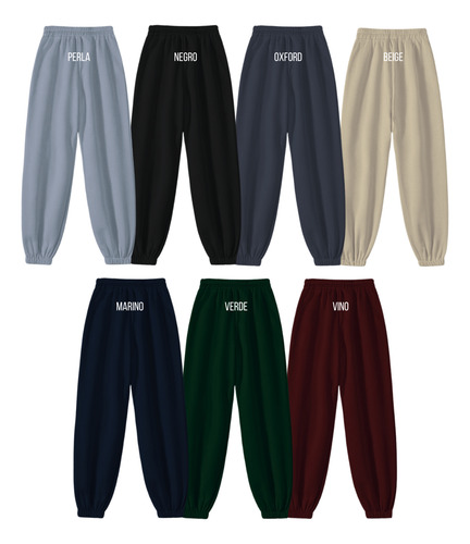 Jogger Suave De Algodón Felpa: Calidad Estampable Comodos