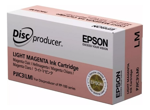 Cartucho Epson Discproducer Pjic3 Light Magenta Pp100n Pp-50