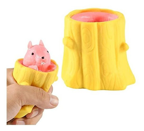 Magic Squirrel Stress Relief Toy Surprise Stump