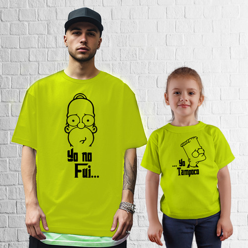 Día Del Padré Remeras Duo! De Tal Palo Tal Astilla - Unisex