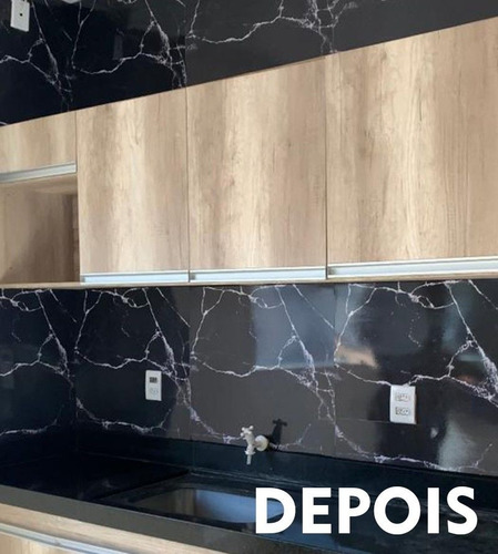 Piso Vinílico Mármore Branco Laminado Autocolante M²