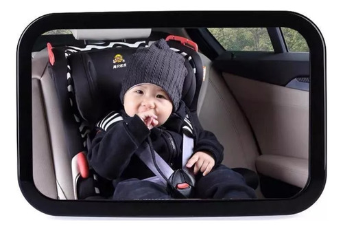 Espejo Xl Retrovisor Ajustable Para Seguridad De Bebe Auto