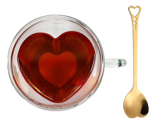 Taza Con Forma De Corazón - Taza De Café O Taza De Té De Vid