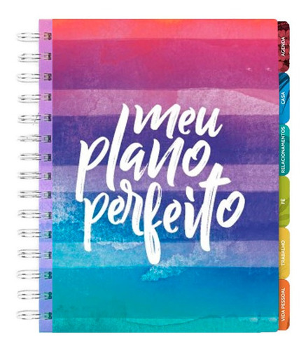 Meu Plano Perfeito | Capa Colorida Aquarela Atemporal