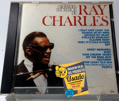 Cd Ray Charles 14 Grandes Sucessos De Ray Charles 1992