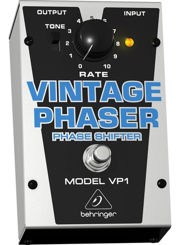 Behringer Vp1 Vintage Phaser Pedal Shifter Efecto Guitarra