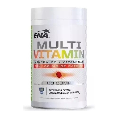 Multivitamin Ena Sport - Minerales, Vitaminas, Cafeina - X60