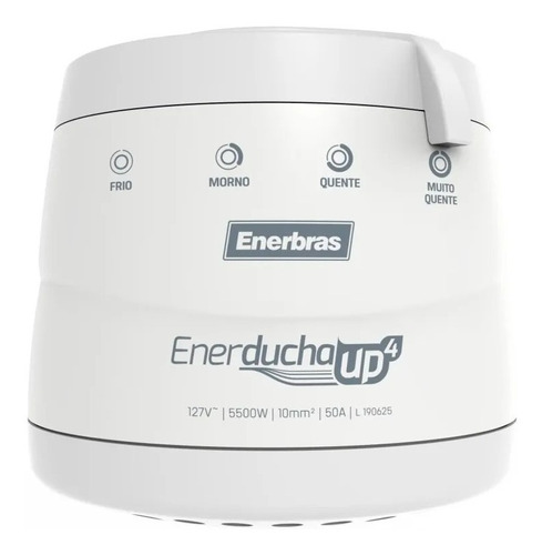 Chuveiro Ducha 220v/6800w 4 Temperaturas Branco Enerbras Potência 6800 W 220V