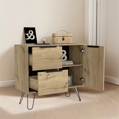 Comoda Doble Concept D-73 2p+1c 83x35x69 Cms Duna Wengue
