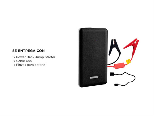 Jump Starter Gadnic Power Bank Autos Motos 10000 Mah Bateria