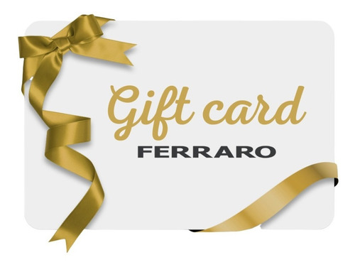 Gift Card Voucher Ferraro - Gold