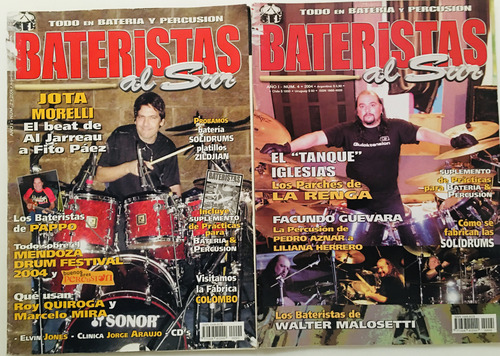 Revista Bateristas Al Sur # 2-4 Morelli Tanque Iglesias (Usado)