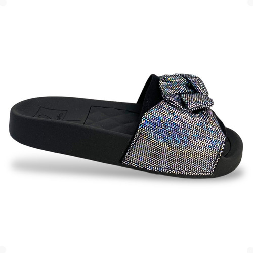 Imagem 2 de 4 de Chinelo Com Laço Slide Infantil Molekinha