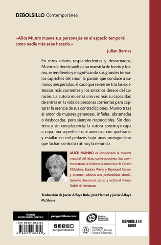 Libro El Amor De Una Mujer Generosa Alice Munro Debolsillo 1