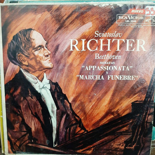 Vinilo Sviatoslav Richter Piano Beethoven Cl2