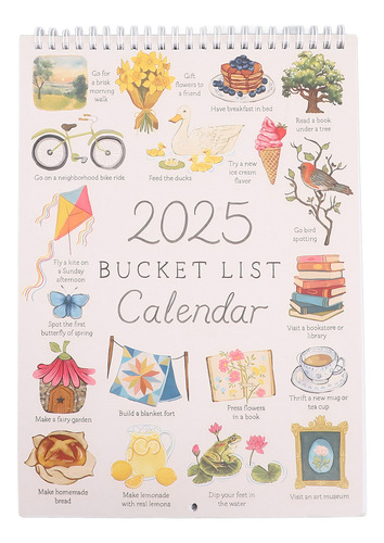 Agenda 2025 Planner, 3 Unidades, Calendario Mensual, Papel E