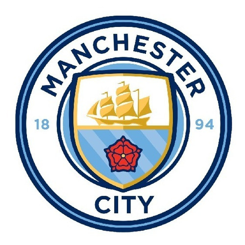 Vinilos Decorativos Escudo Manchester City - 50cm Alto