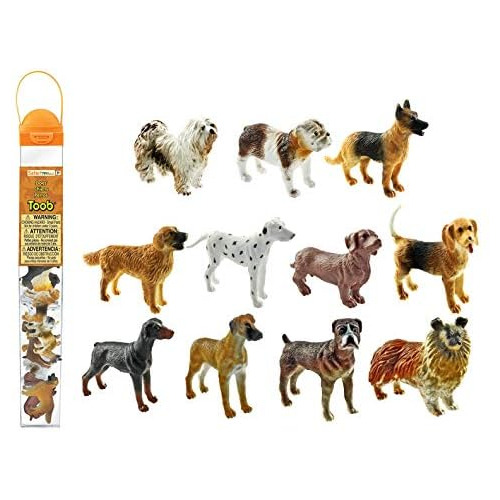 Safari Ltd Dogs Toob 11 Figuras De Juguete Pintadas Man...