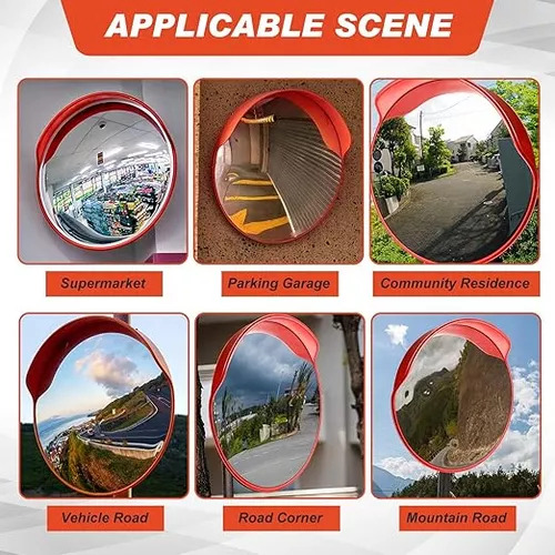 Espejo Panorámico Convexo Interior/exterior 100 Cm Seguridad