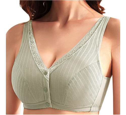 Ropa Interior De Sujetador Push Up De Algodón Para Mujer