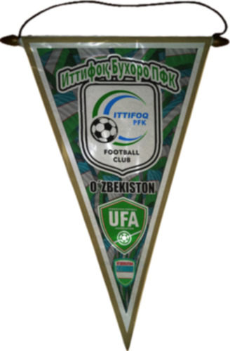 Banderin 37cm Full Color Futbol Uzbekistan Elegir Equipo Ittifok Buxoro Pfk Ittifok Buxoro Pfk
