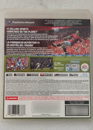 Fifa 12 Ps3 - Físico (Usado)
