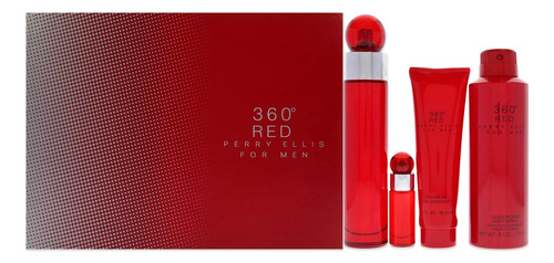 Perfume Set Red For Men Perry Elis 100ml Original 