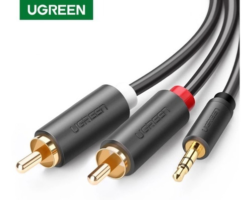 Ugreen-cable De Audio 2rca Macho-jack Macho 3,5m.gold 1.5m