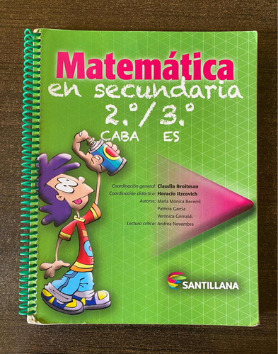 Matemática En Secundaria 2/3 Santillana Caba