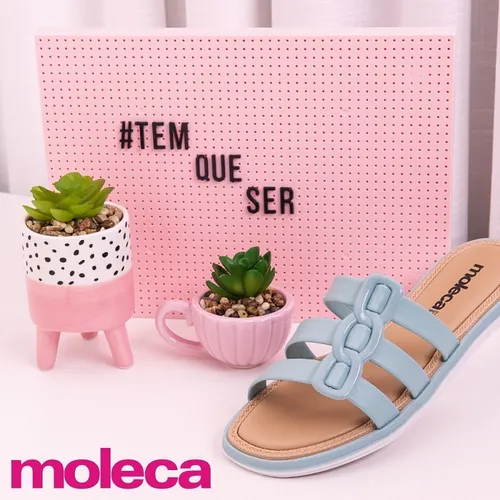 Chinelo rasteira cheap moleca