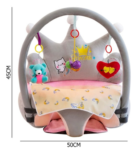 Silla De Peluche Bebé Aprender A Sentarse