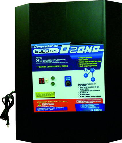 Generador De Ozono Industrial 5000lph Purificación De Agua