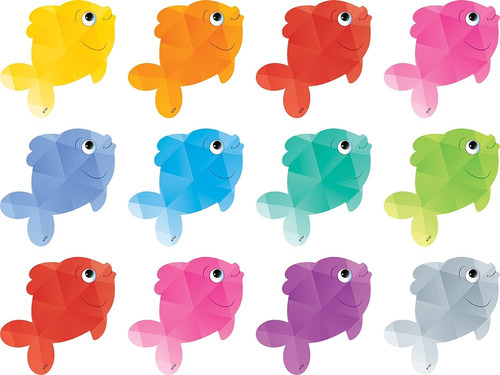 Teacher Created Resources (3551) Colorful Fish Mini Accents