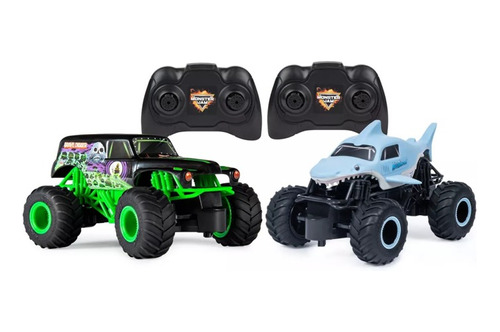 Monster Jam Official Set De 2 Camiones A Control Remoto