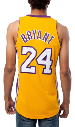 Camiseta Basketball Mitchell & Ness Lakers Home Bryant #24