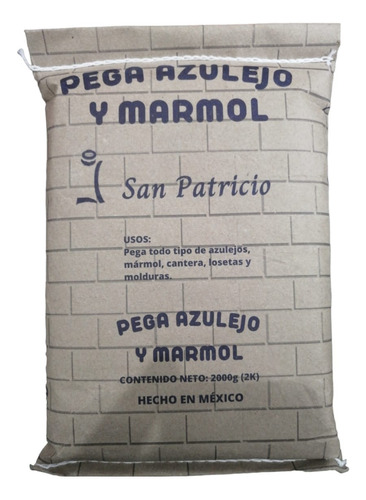 Pega Azulejo Y Marmol San Patricio 2kg