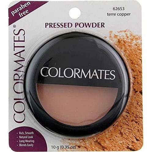 Maquillaje En Polvo - Colormates Pressed Powder Terre Copper