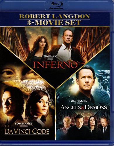 El Codigo Da Vinci & Angeles Demon & Inferno Boxset Blu-ray