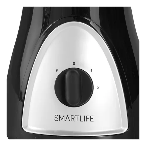 Licuadora Smartlife Jarra Vidrio 1.5l 400w 2 Vel + Pulso Color Negro