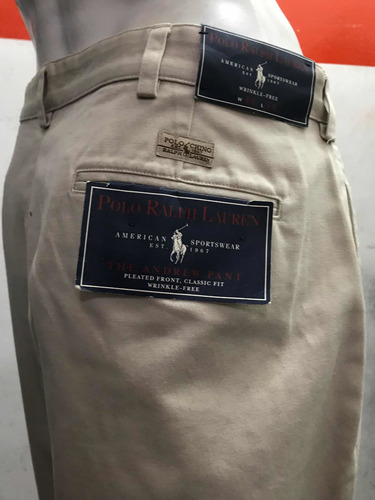 Pantalón De Gabardina Polo Ralph Lauren Talle W40 L34