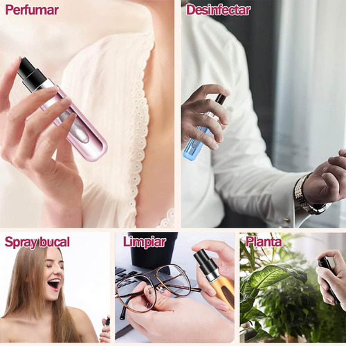 Perfumero Atomizador Recargable Portatil Para Perfume 5ml