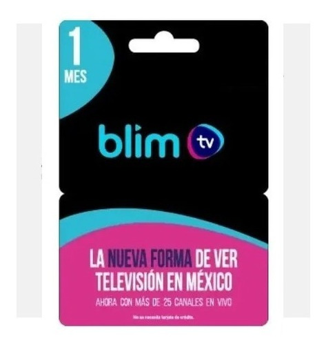 Blim Tv 1 Mes 