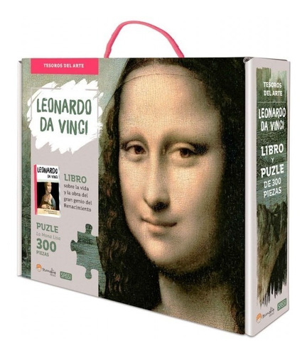 Tesoros Del Arte. Leonardo Da Vinci. Libro+puzzle 300 Piezas