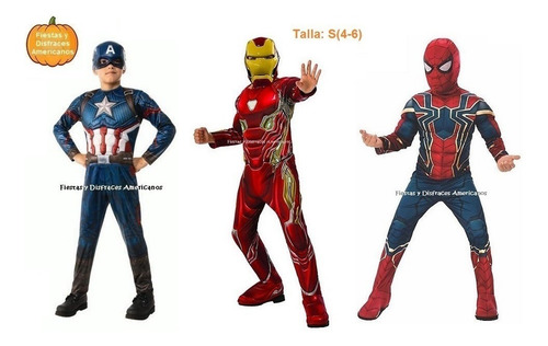 Disfraz Hombre Araña Iron Spider Musculo Niños