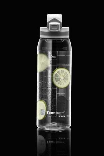 Botella Deportiva De 30 Oz Marcadores De Tiempo, Botell...