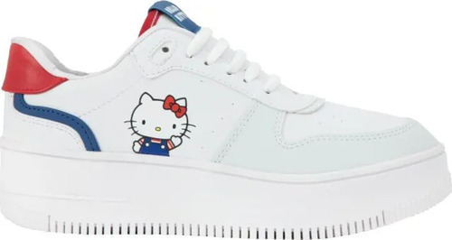 Tenis Blancos Escolares Urbanos Hello Kitty Dama