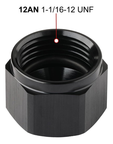 12an Hembra Flare Cap Port Plug Block Off Adaptador De Monta